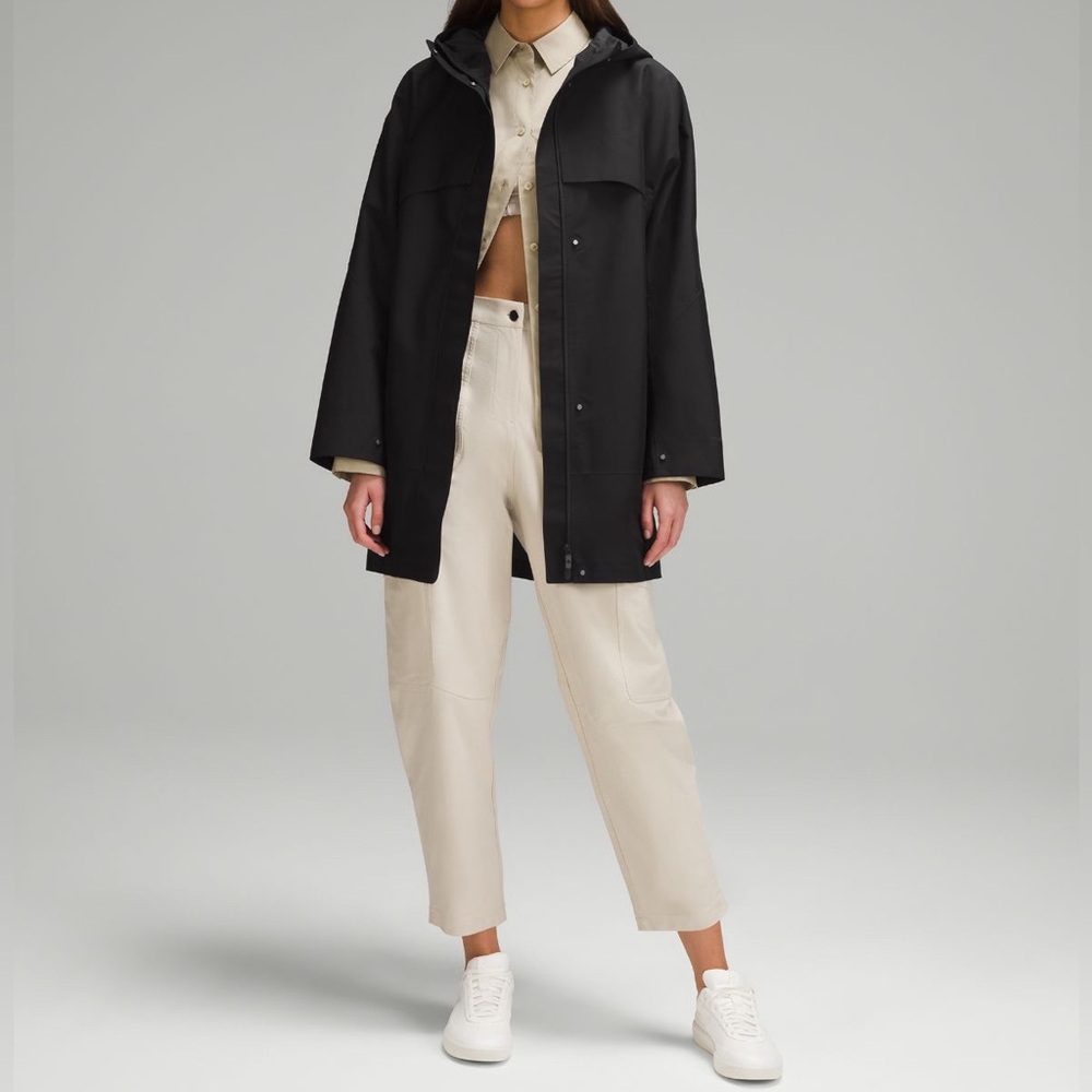 Lululemon Mid length waterproof Rain coat